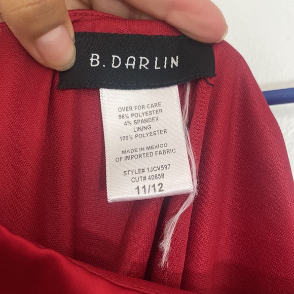 B.DARLIN RED DRESS - Picture 2 of 4